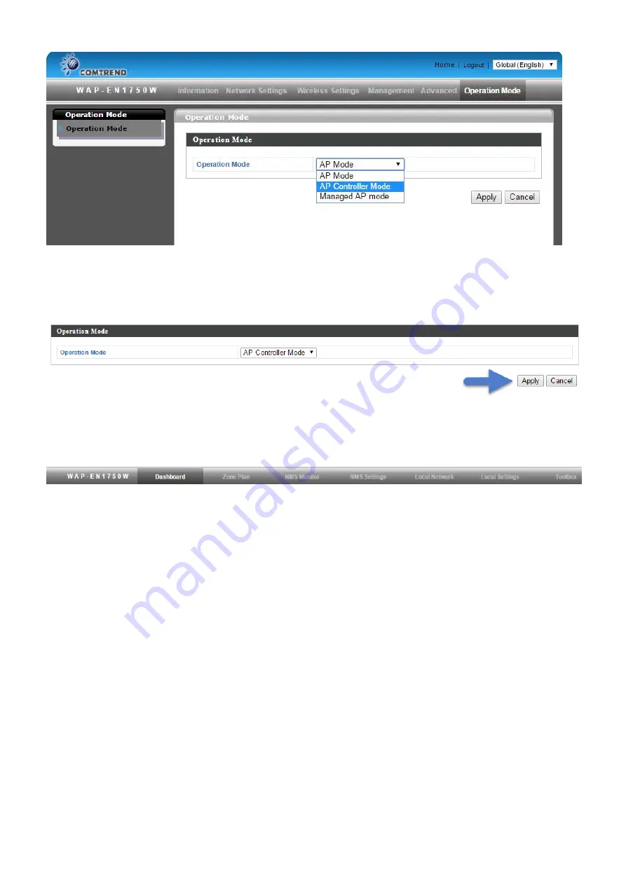 Comtrend Corporation WAP-EN1750W User Manual Download Page 7