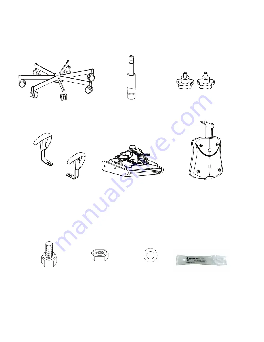 Concept Seating 3150 Скачать руководство пользователя страница 2