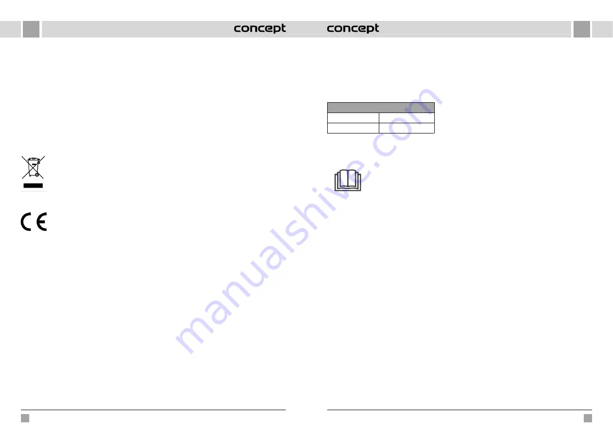 Concept2 DV7360 Manual Download Page 11