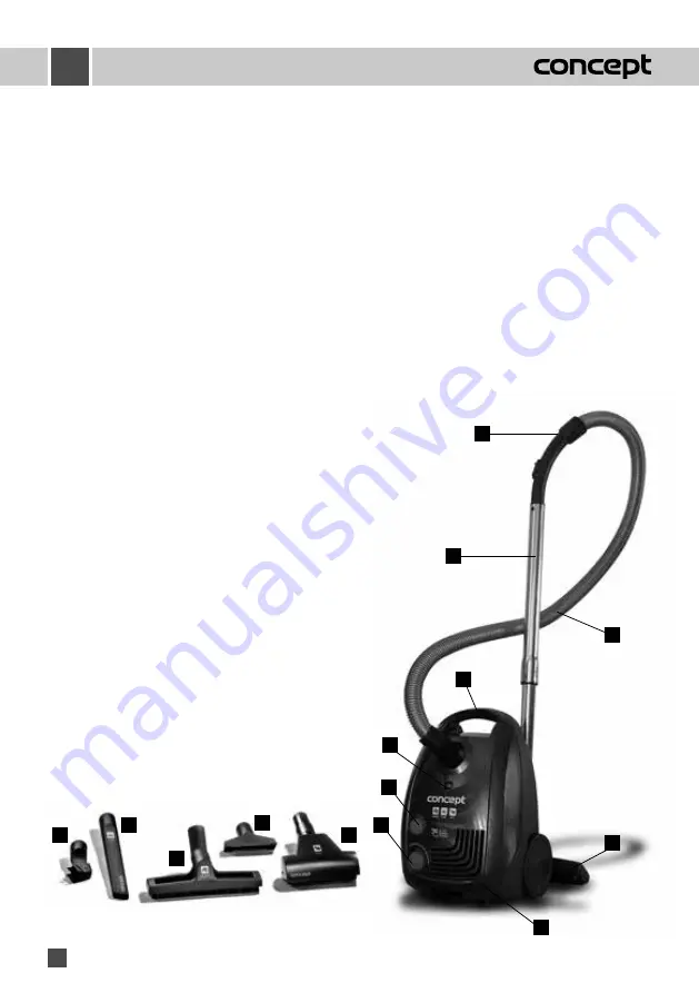 Concept2 Home Car Pet VP 8220e Manual Download Page 4