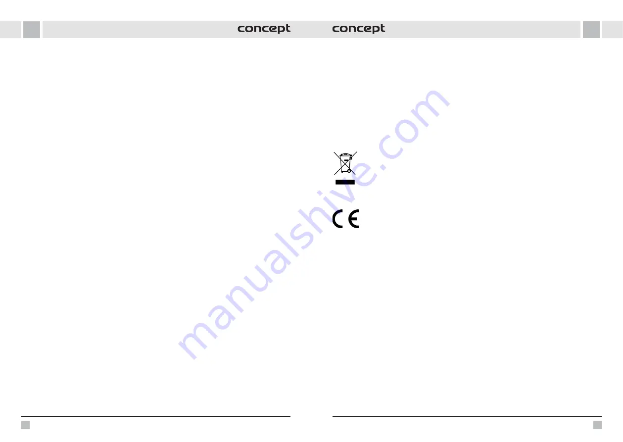 Concept2 SM 338 Series Operating Manual Download Page 34