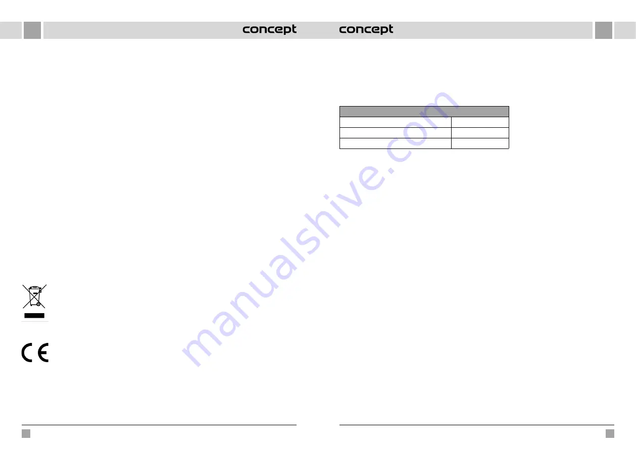 Concept2 TM4830 Manual Download Page 11