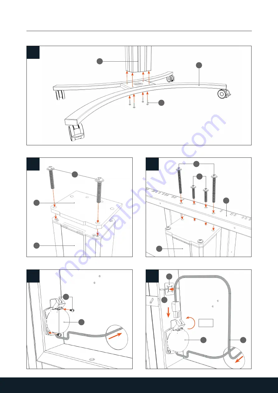 CONEN RLI8050CBK Assembly Instruction Manual Download Page 3