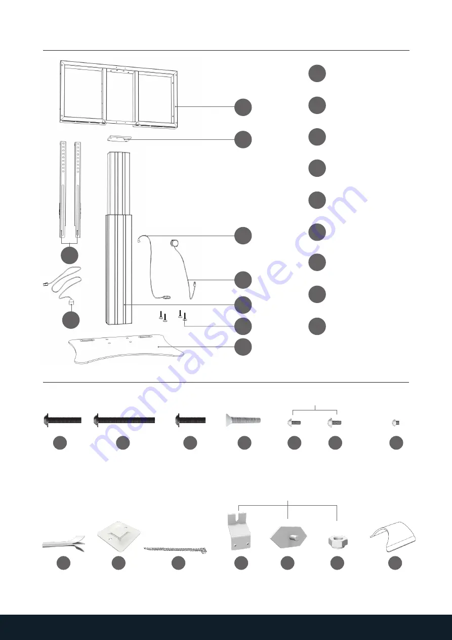 CONEN RLI8050PBK Assembly Instruction Manual Download Page 2