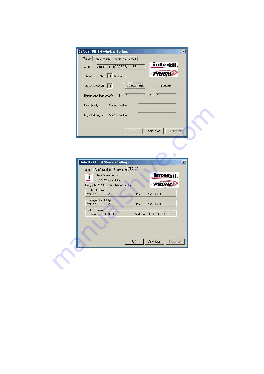 Conexant Intersil 39000M1 Oem Installation Manual Download Page 6