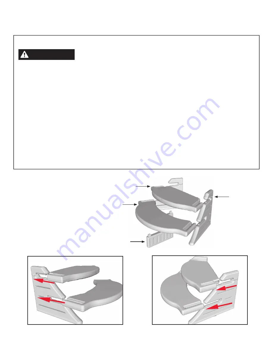 Confer Plastics THE EDGE Assembly, Installation And Use Manual Download Page 5