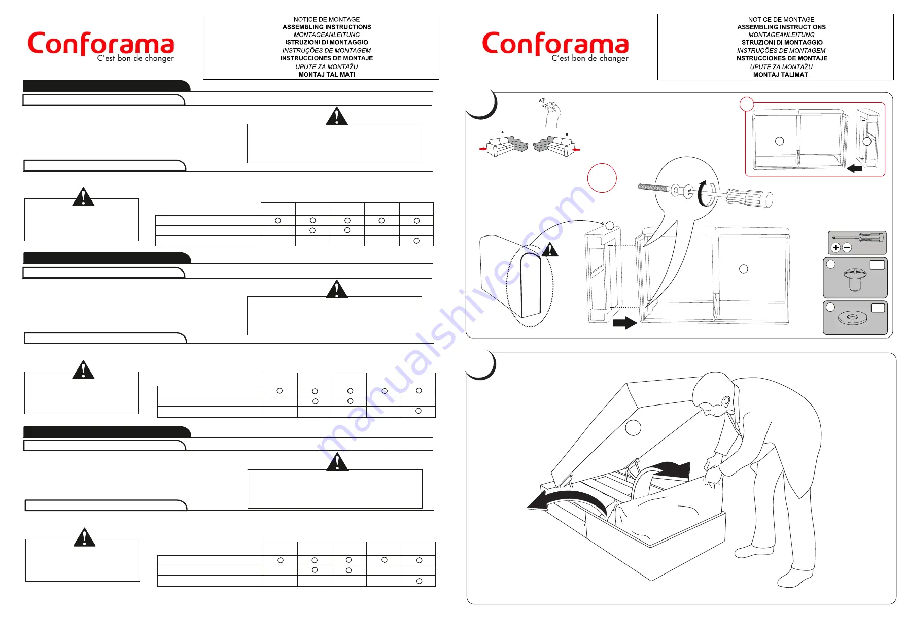 CONFORAMA 618 Quick Start Manual Download Page 3