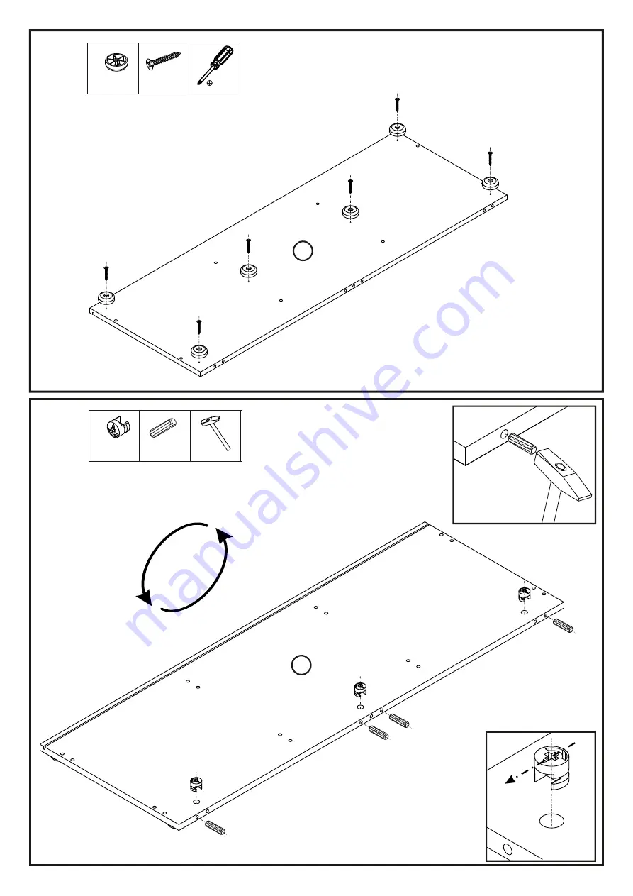 CONFORAMA ARES 120 3D Assembling Instructions Download Page 6