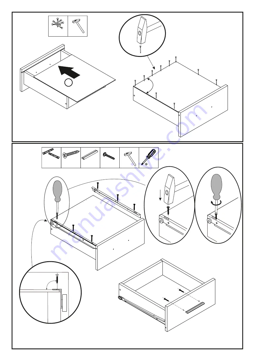 CONFORAMA ARES 80 4S1D Assembling Instructions Download Page 13