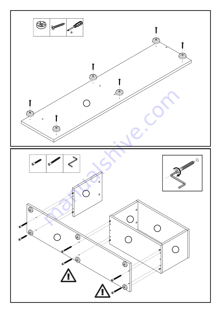 CONFORAMA CUBIX 214240 Assembling Instructions Download Page 5