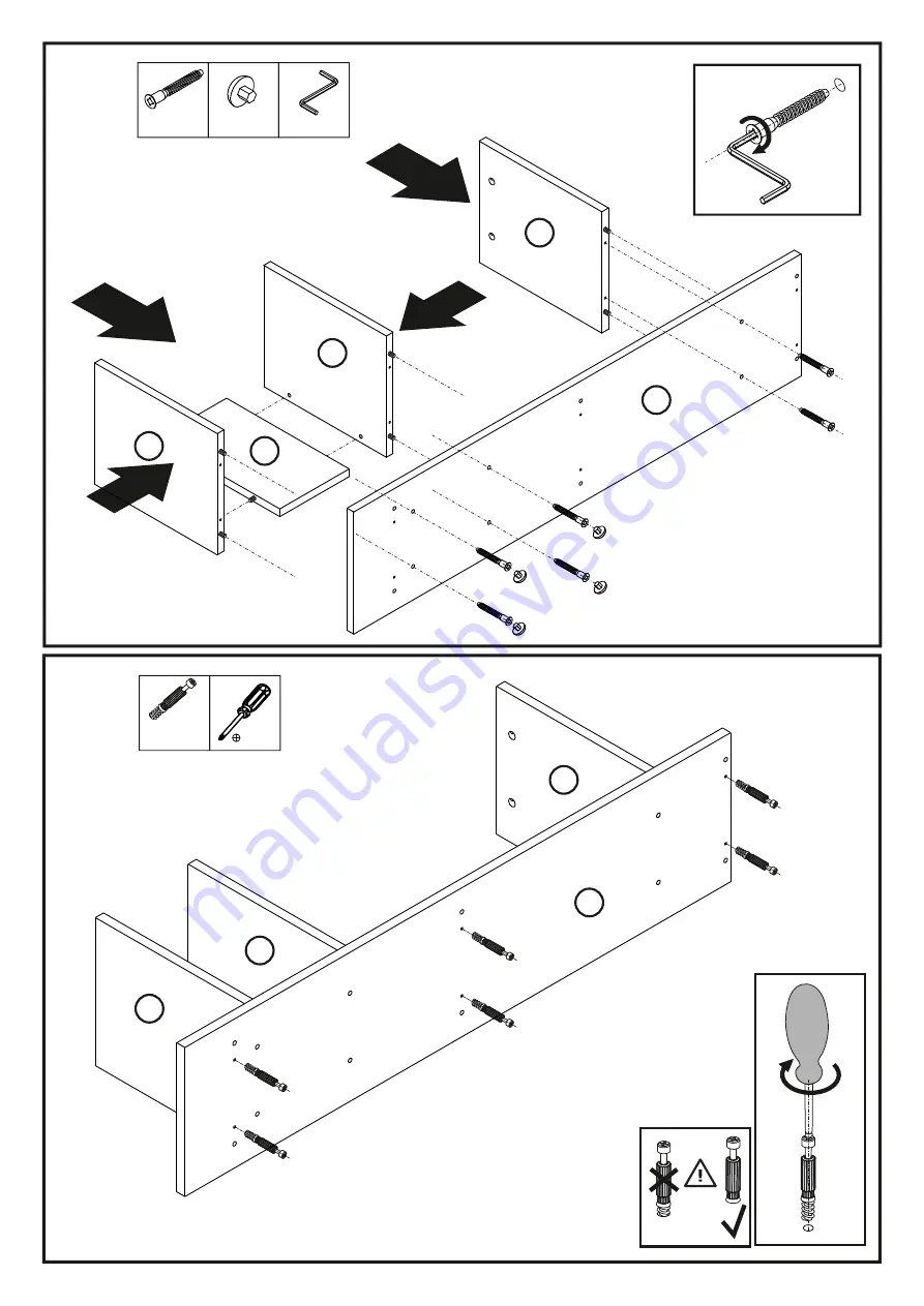 CONFORAMA CUBIX 214240 Assembling Instructions Download Page 6