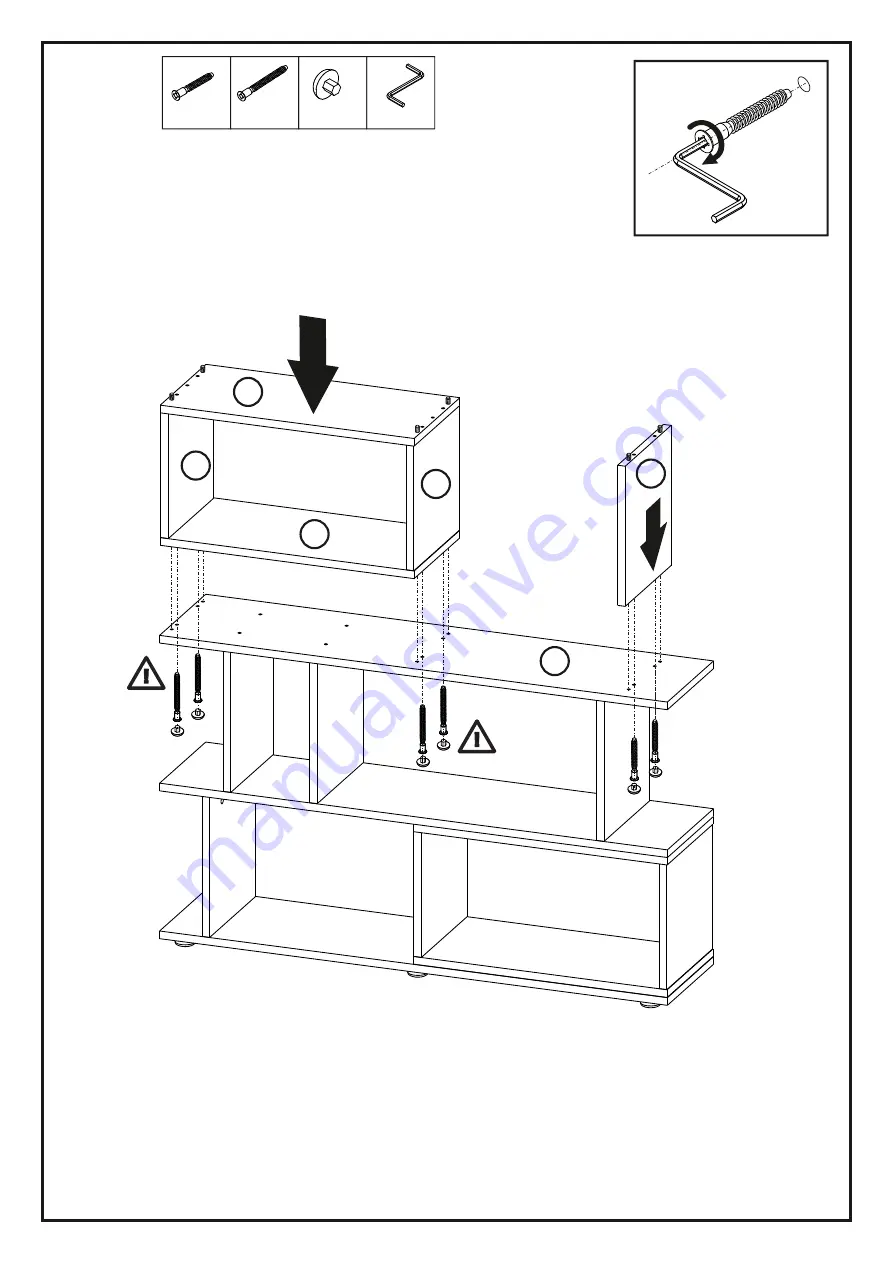 CONFORAMA CUBIX 214240 Assembling Instructions Download Page 9