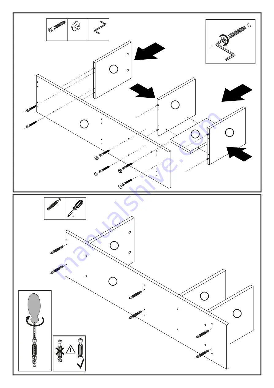 CONFORAMA CUBIX 214240 Assembling Instructions Download Page 10