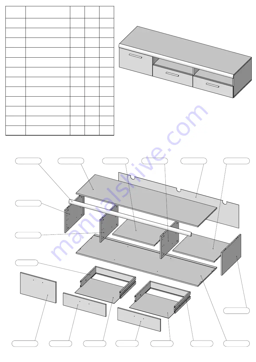 CONFORAMA Fusion HLXM02-0004 Assembling Instruction Download Page 6