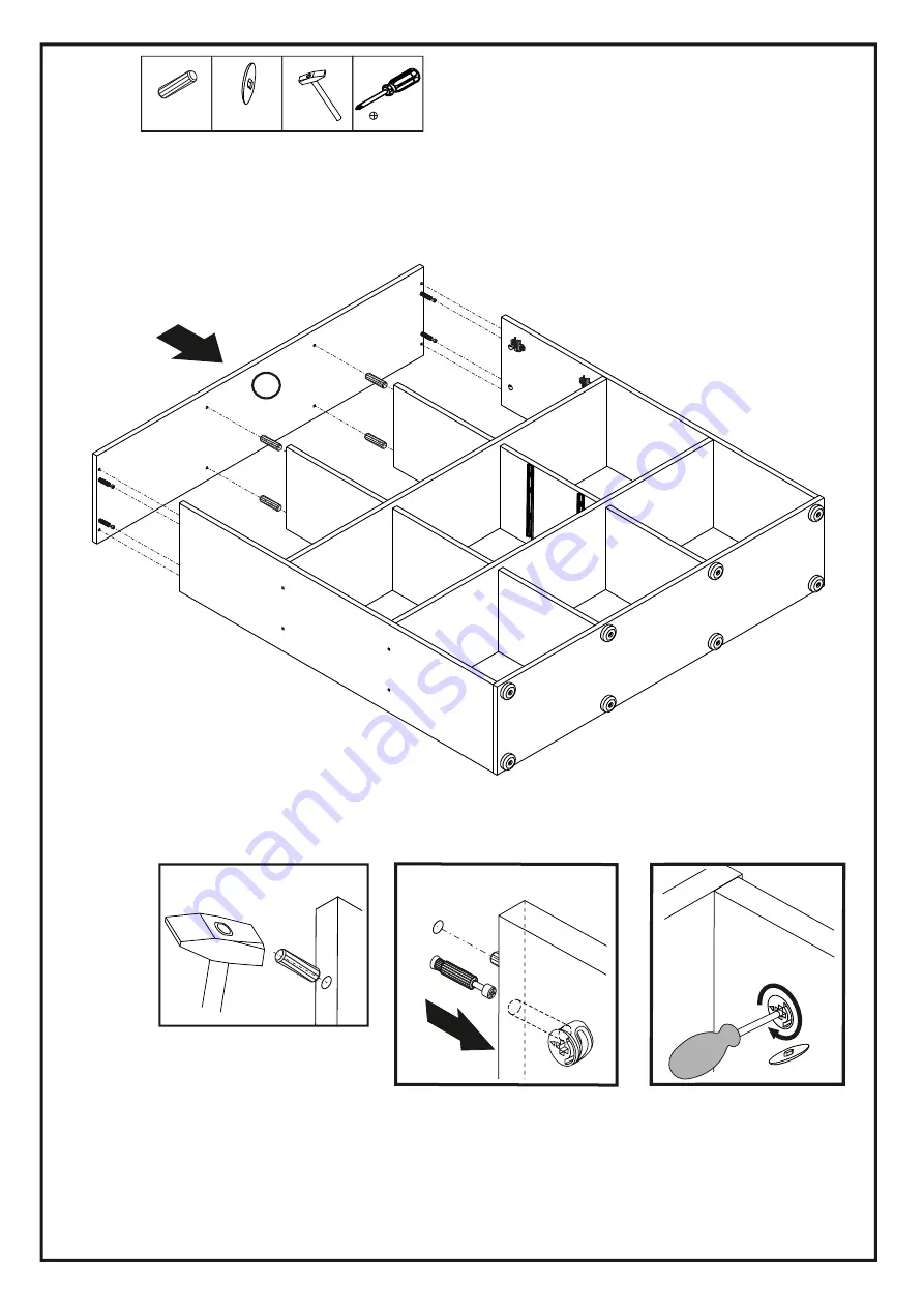 CONFORAMA IRNA Assembling Instructions Download Page 10