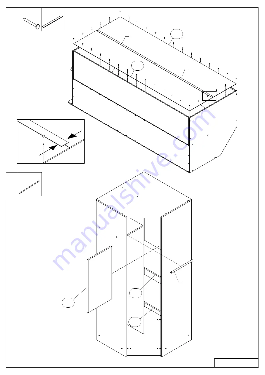 CONFORAMA Ormar Hana kutni B 896001 Скачать руководство пользователя страница 10