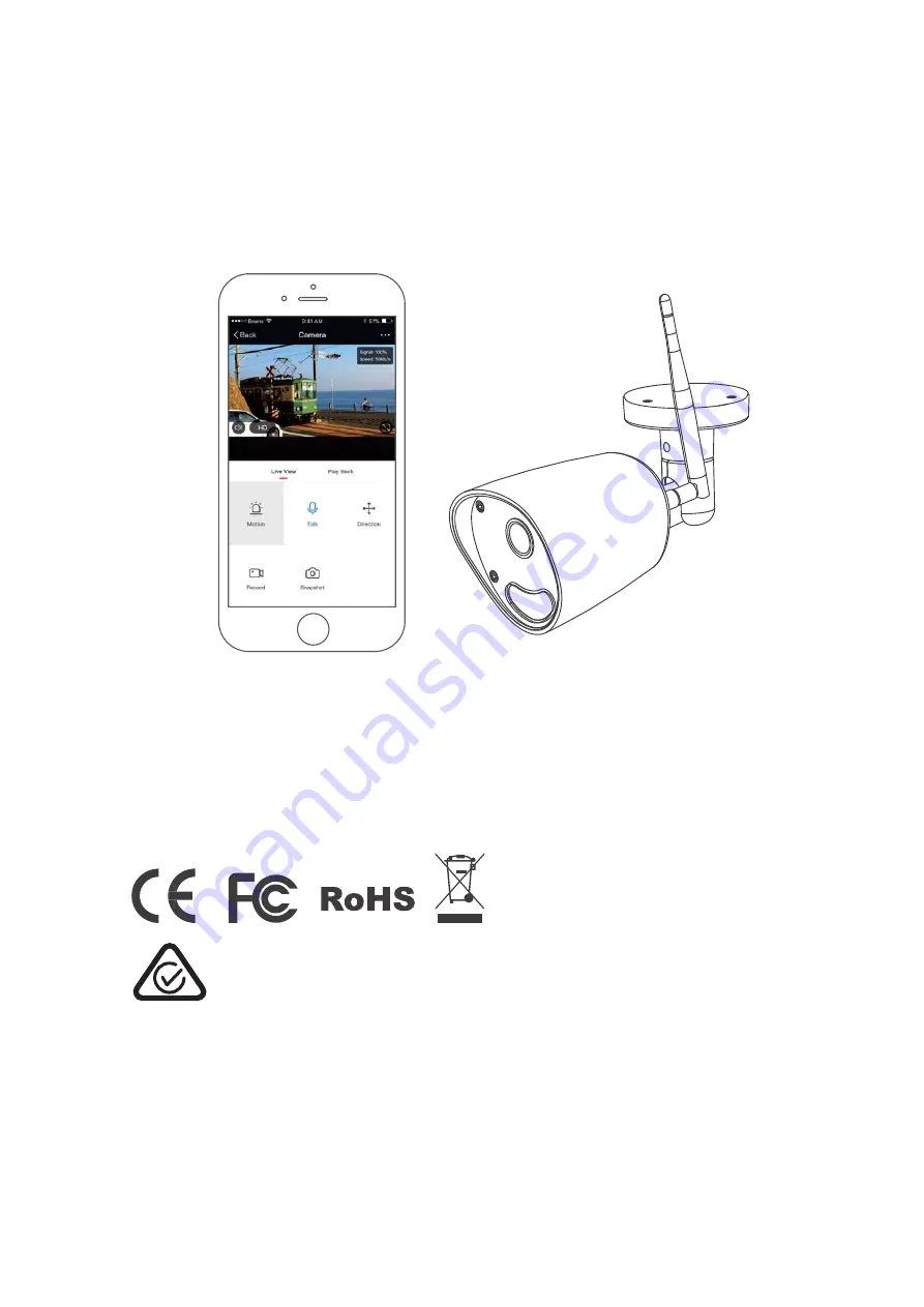 Connect SmartHome CSH-ODCAM Quick Start Manual Download Page 10