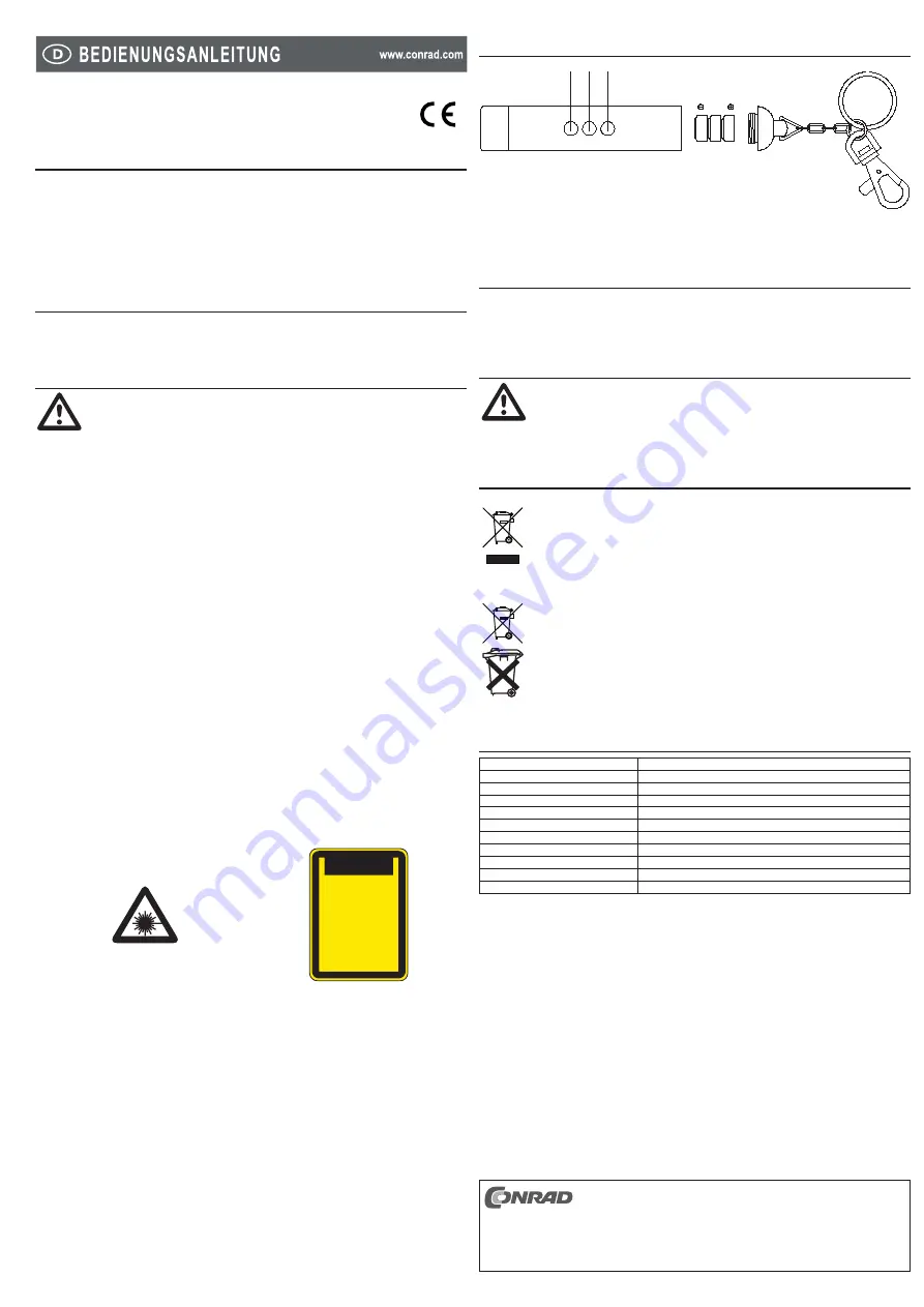 Conrad 88 35 15 Operating Instructions Download Page 1