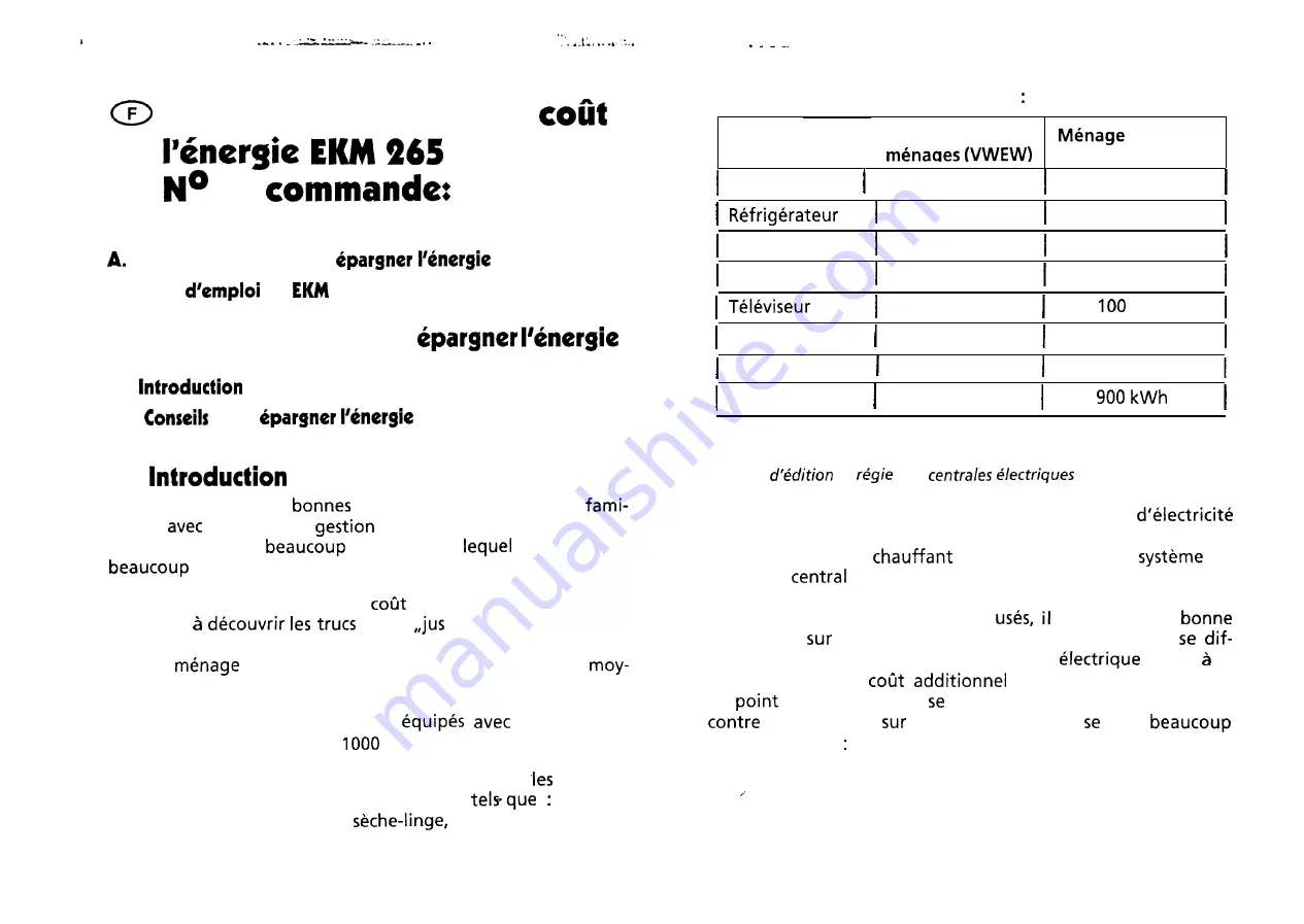 Conrad EKM 265 Handbook Download Page 8