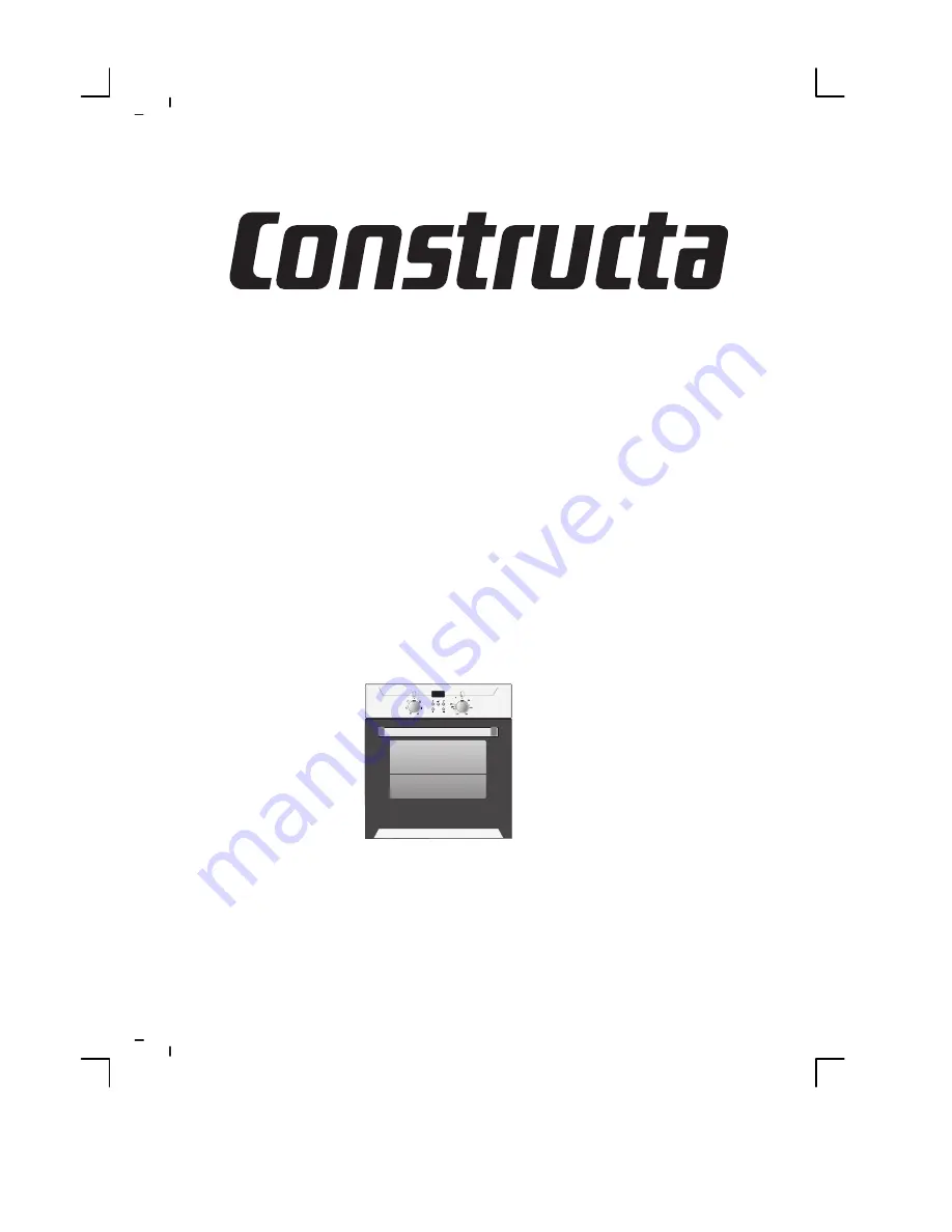 CONSTRUCTA CF432350 Instruction Manual Download Page 1