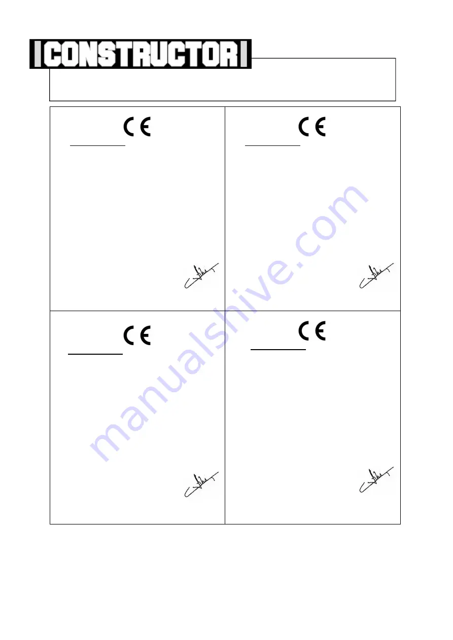 Constructor 5411074183592 Original Instructions Manual Download Page 50