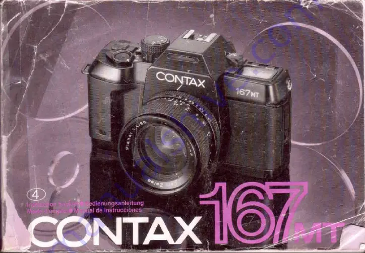 Contax 167MT Manual Download Page 1