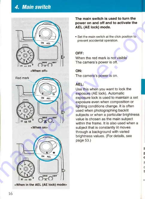 Contax M1 Instruction Manual Download Page 16