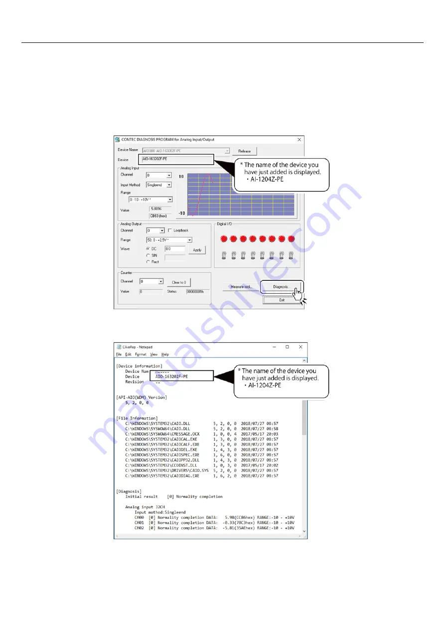 Contec AI-1204Z-PE Reference Manual Download Page 31