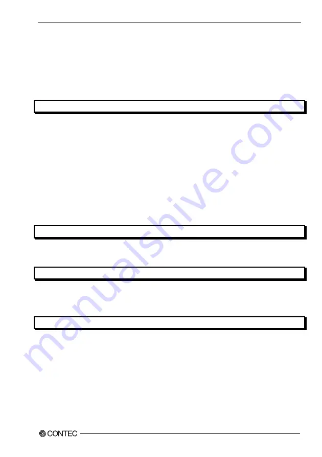 Contec DS-280H Series User Manual Download Page 4