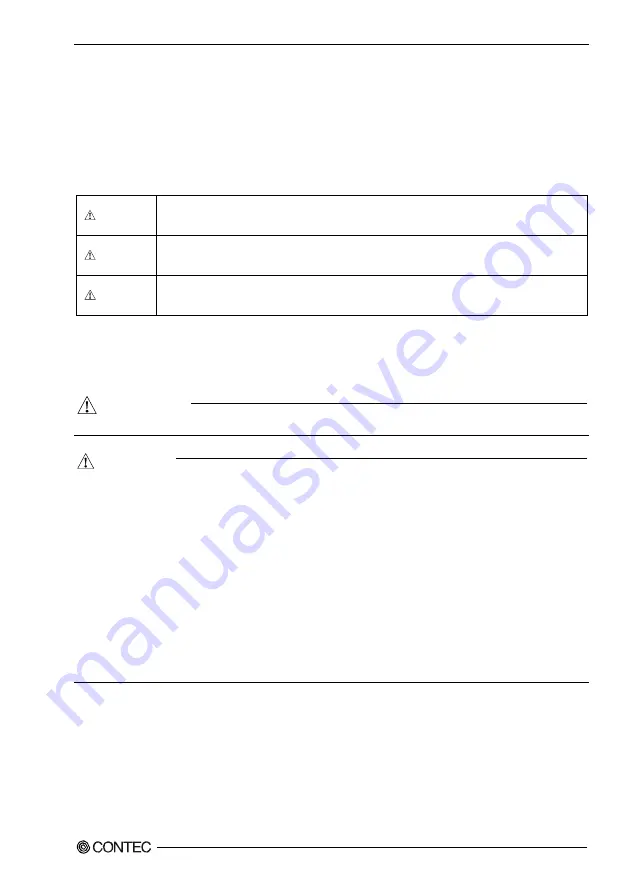 Contec DS-280H Series User Manual Download Page 8