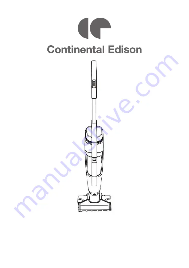 CONTINENTAL EDISON CEVCV1600BK Скачать руководство пользователя страница 1