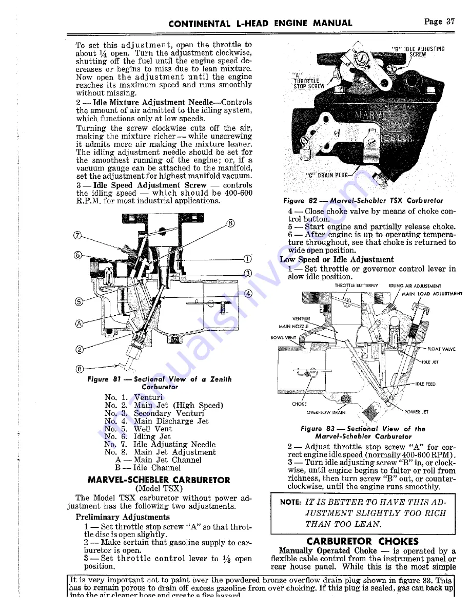 Continental Motors B371 Скачать руководство пользователя страница 42