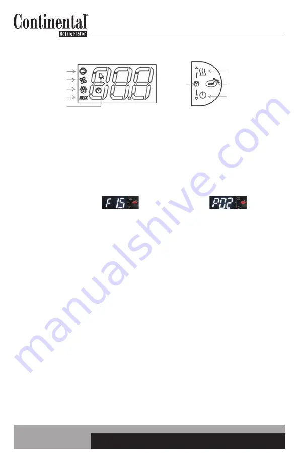 Continental Refrigerator C0EA21K Operation Manual Download Page 4