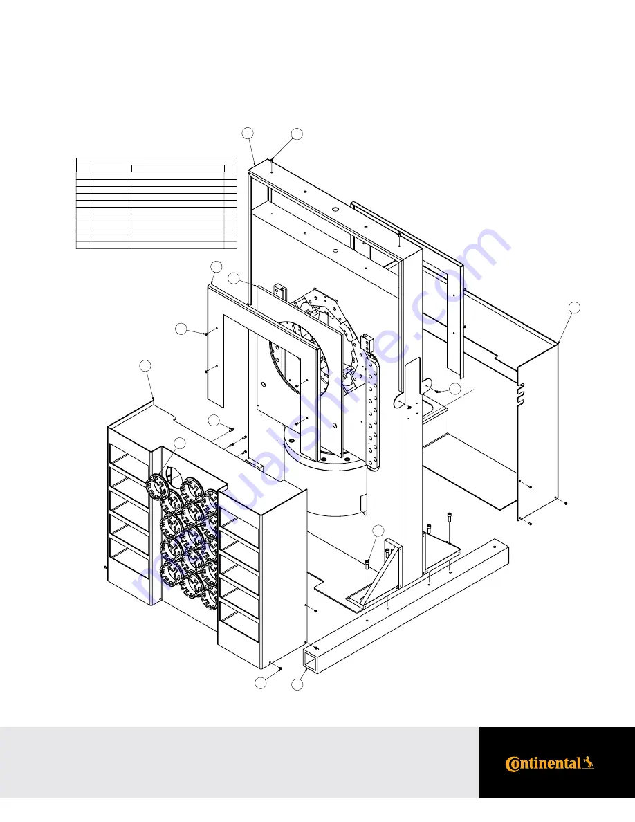 Continental Refrigerator PC1000i Operator'S Manual Download Page 59