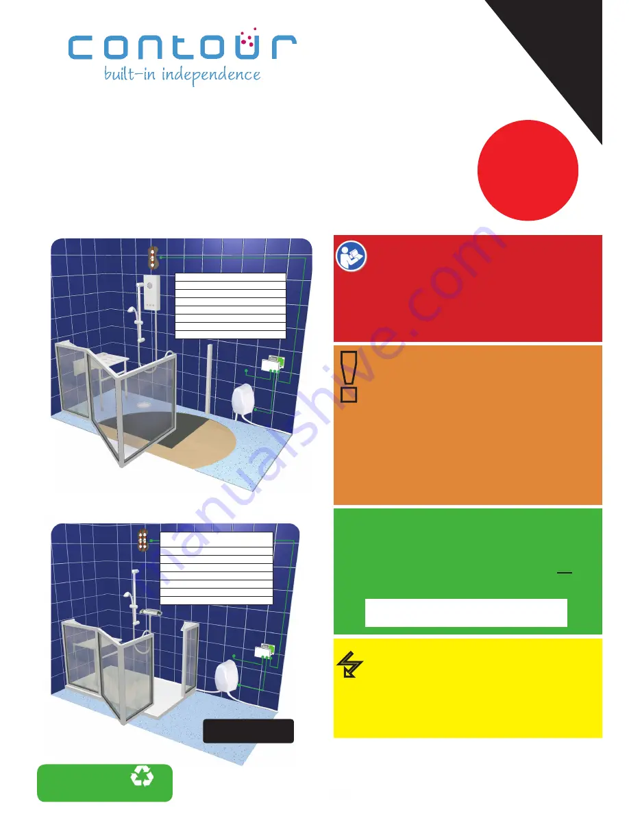 Contour P12 Fitting Instructions Manual Download Page 1