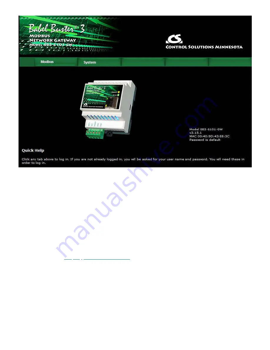 CONTROL SOLUTIONS Babel Buster 3 BB3-6101-GW User Manual Download Page 9