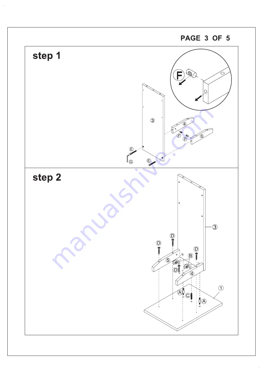 convenience concepts ABBY 7103022 Скачать руководство пользователя страница 3