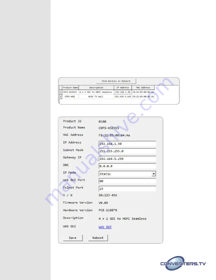 Converters.TV 15401 Operation Manual Download Page 18