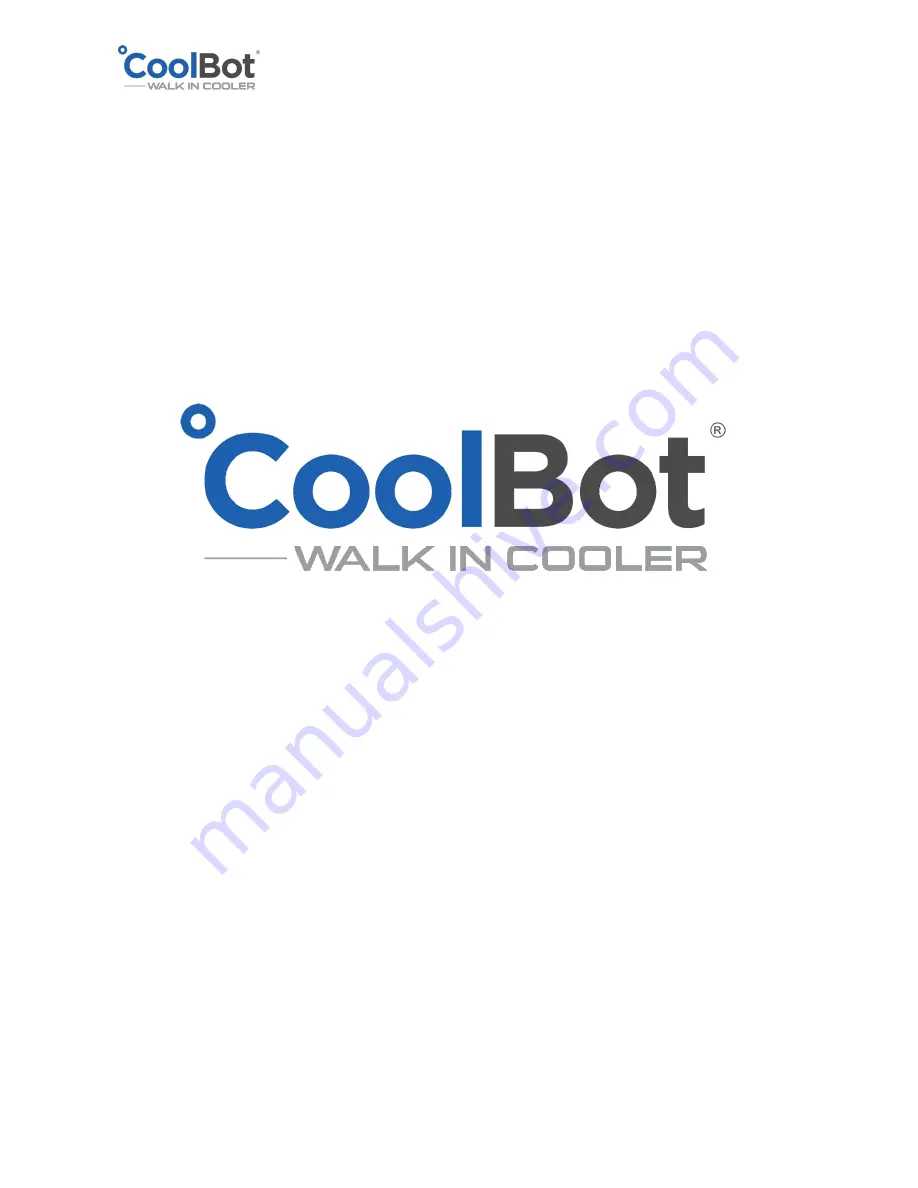 CoolBot Walk-in Cooler Скачать руководство пользователя страница 1