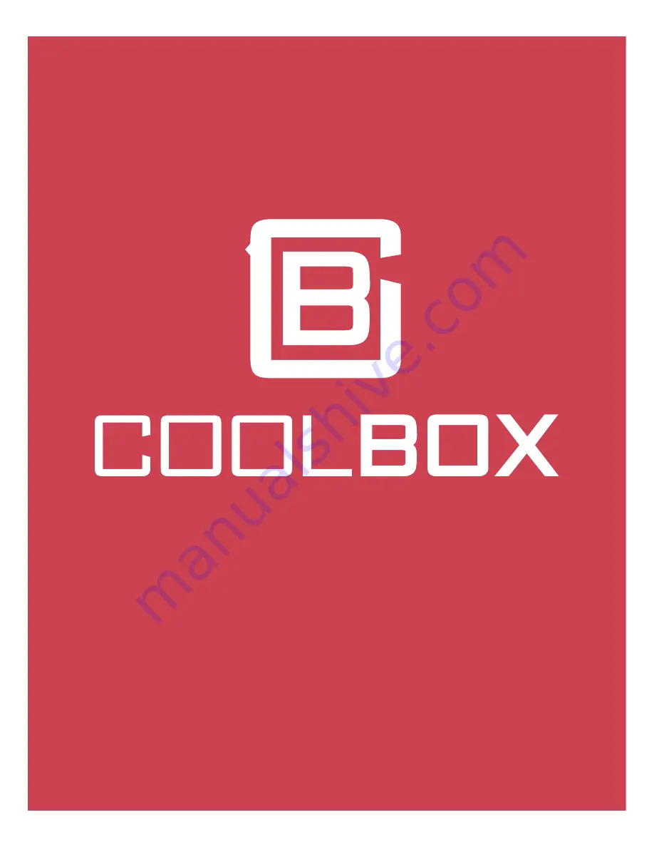 Coolbox CB100 User Manual Download Page 1