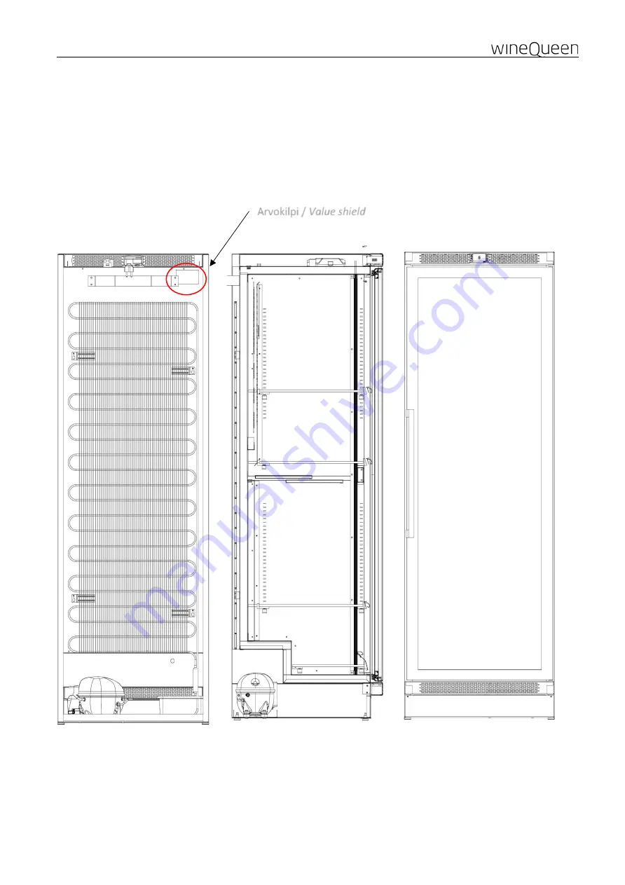 Coolcenter Forssa wineQueen WQ45/186 User Manual Download Page 15