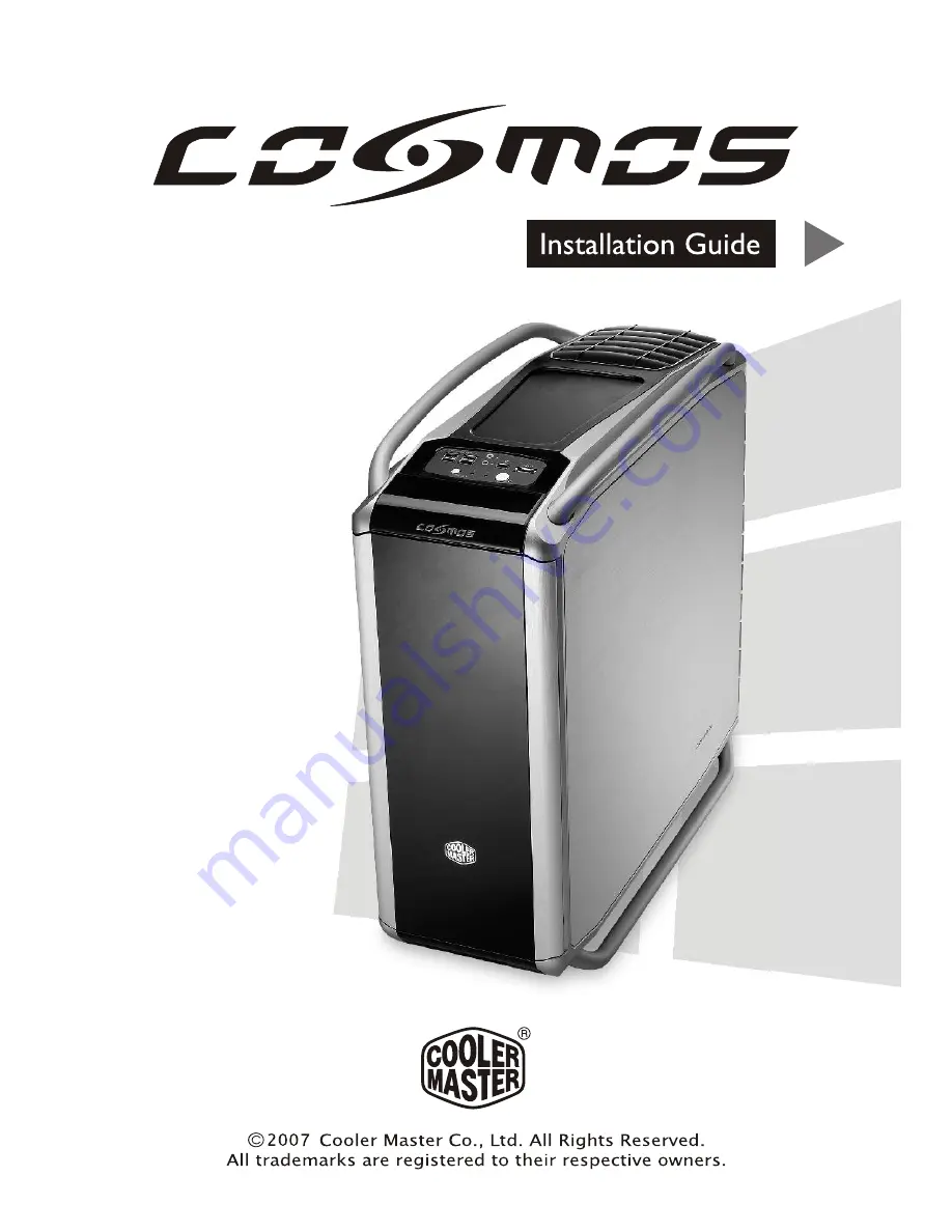 Cooler Master Cosmos Installation Manual Download Page 1