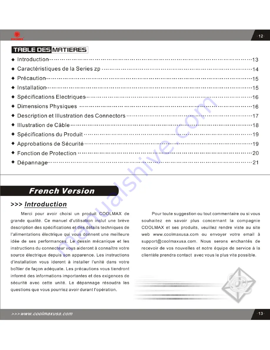 Coolmax ZP-380B User Manual Download Page 10