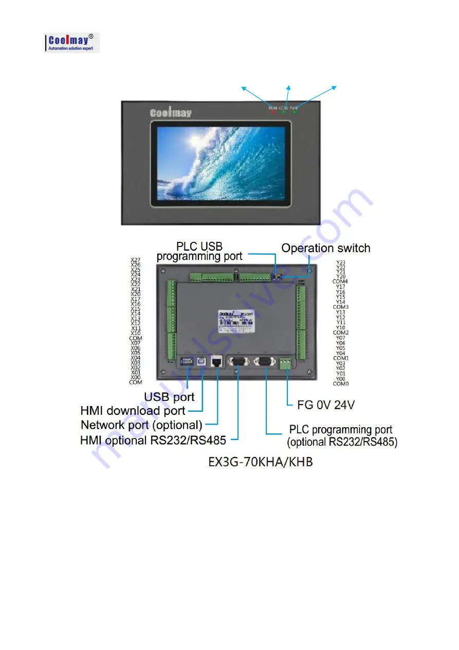 Coolmay EX3G-100HA Скачать руководство пользователя страница 8