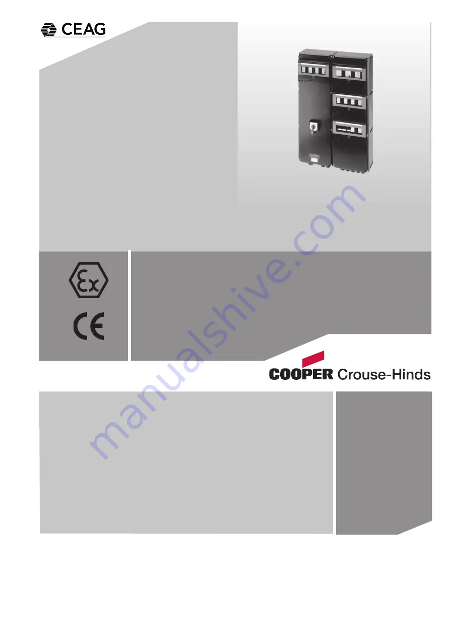 Cooper Crouse-Hinds CEAG GHG 619 Скачать руководство пользователя страница 1