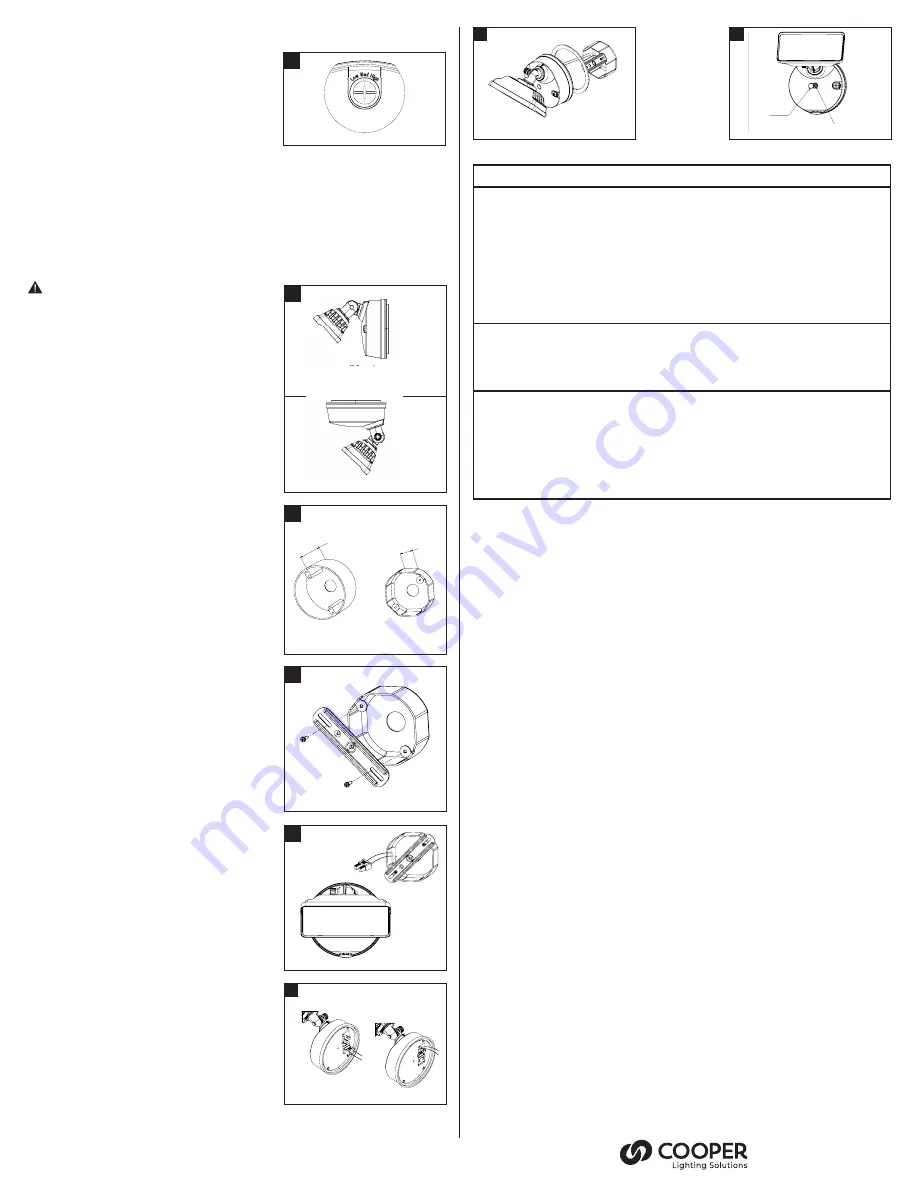 Cooper Lighting Halo TGS3S401DSRB Instruction Manual Download Page 5