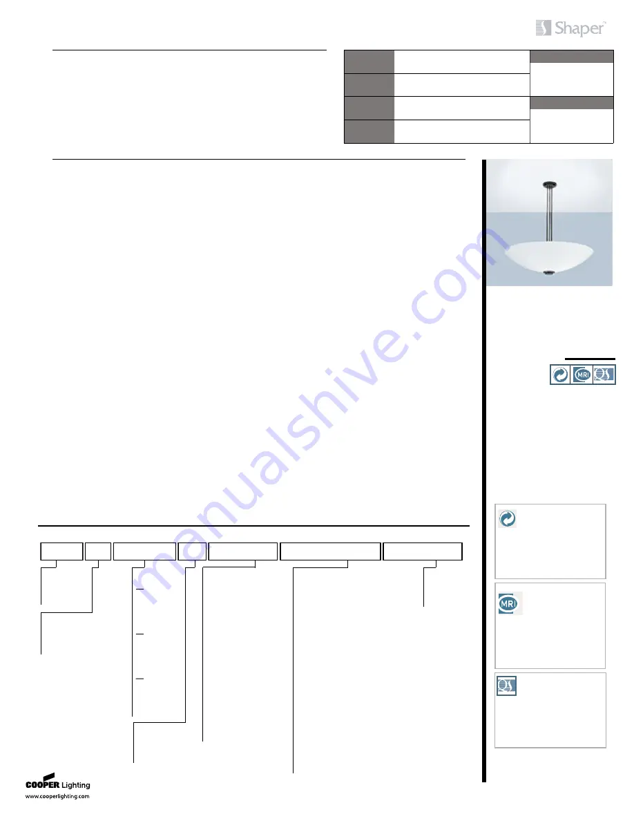 Cooper Lighting Shaper 404 Скачать руководство пользователя страница 1