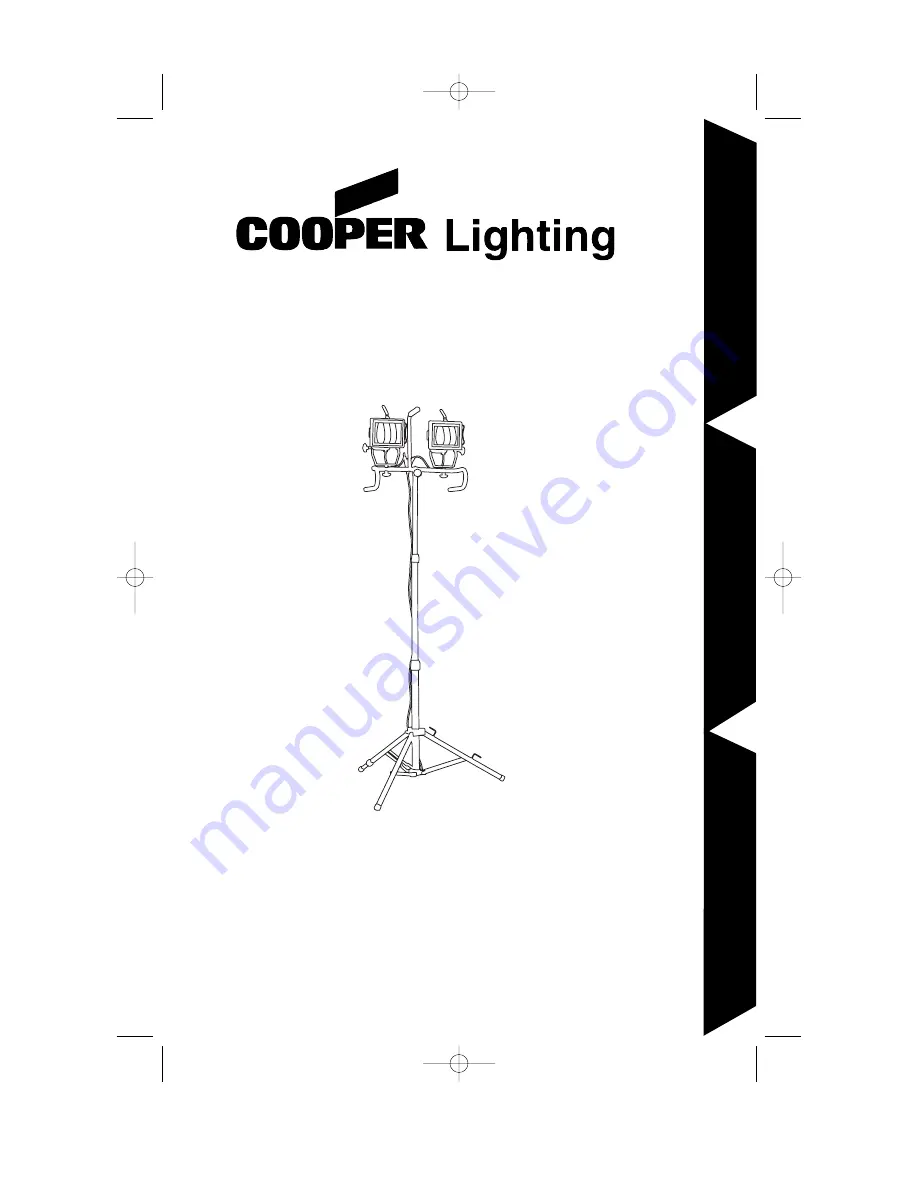 Cooper Lighting TQS1000 Instruction Manual Download Page 1