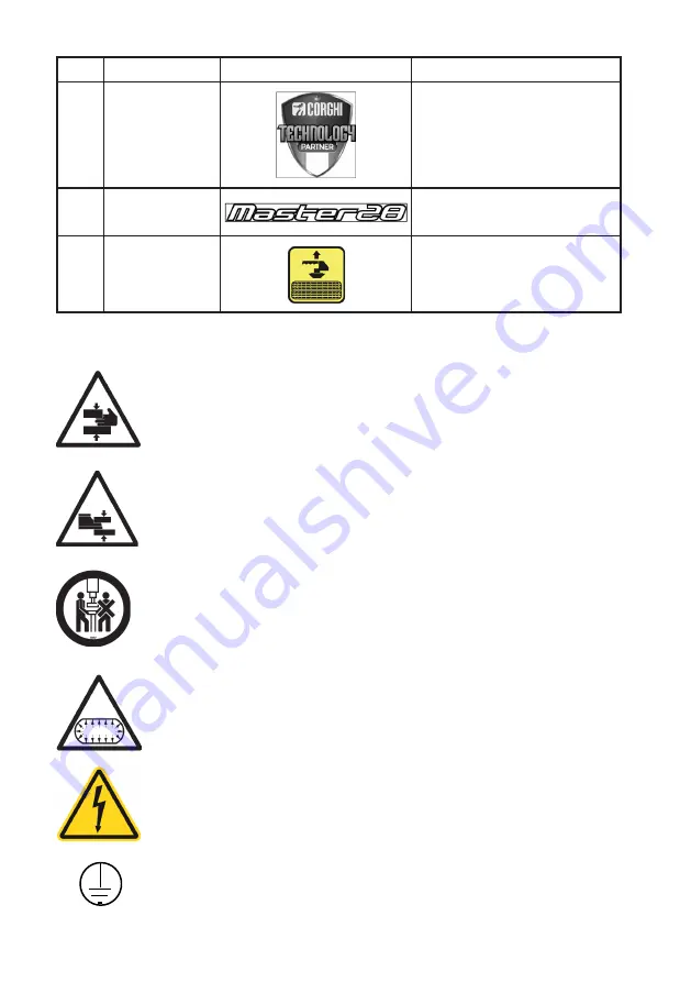 Corghi Artiglio Master 28 Operator'S Manual Download Page 14