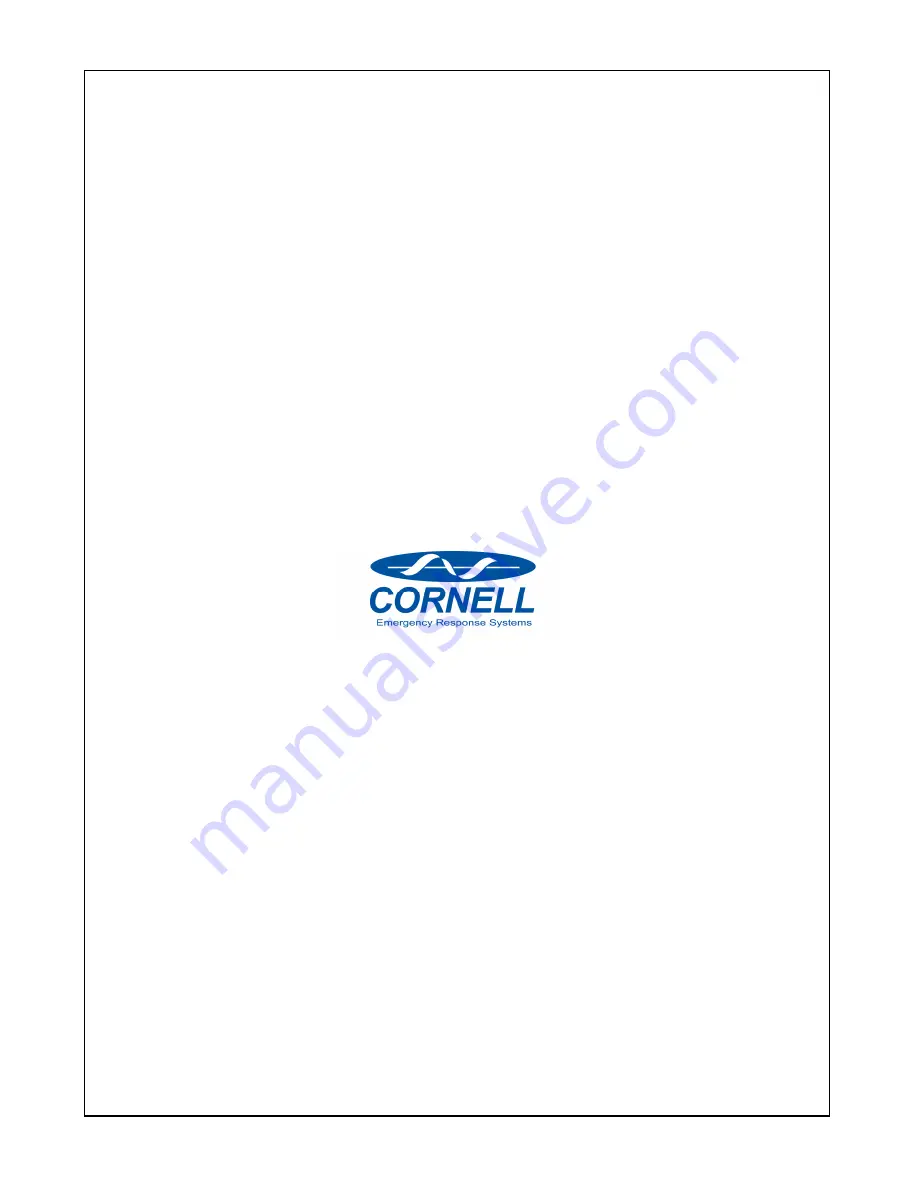 Cornell 4800 series Design Manual Download Page 1